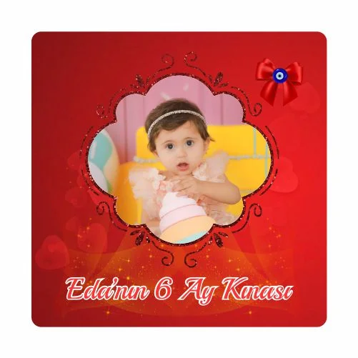 6 Ay Kınası Temalı Magnet